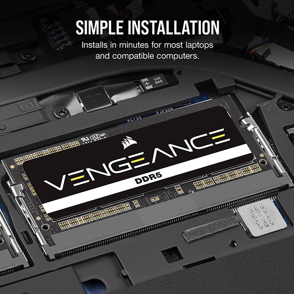 Corsair Vengeance 32GB 4800MHz CL40 DDR5 Laptop RAM