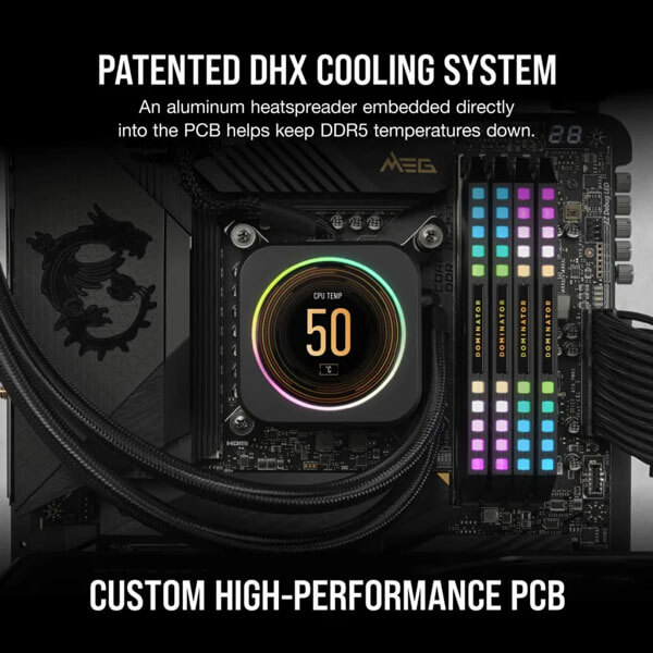Corsair Dominator Platinum RGB 32GB (16GBx2) 6400MHz DDR5 CL32 RAM