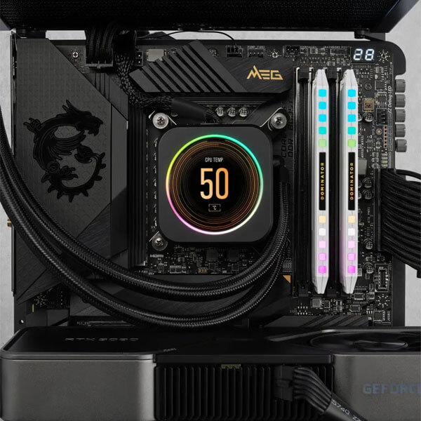 Corsair Dominator Platinum RGB White 32GB (16GBx2) 6200MHz CL36 DDR5 RAM