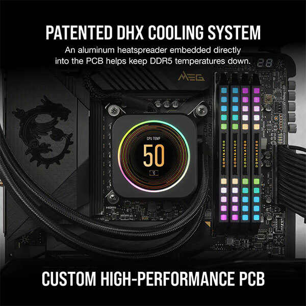 Corsair Dominator Platinum RGB 32GB (16GBx2) 7000MHz CL34 DDR5 RAM