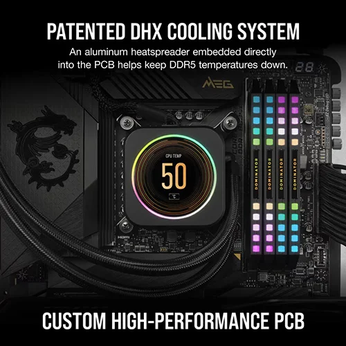 Corsair Dominator Platinum RGB 64GB (32GBx2) 6000MHz CL30 DDR5 RAM