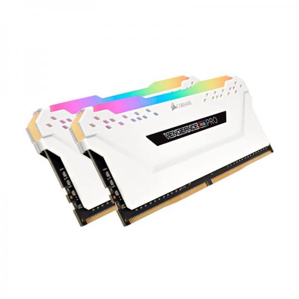 Corsair Vengeance RGB Pro 16GB (8GBx2) 3600MHz CL18 DDR4 White Ram