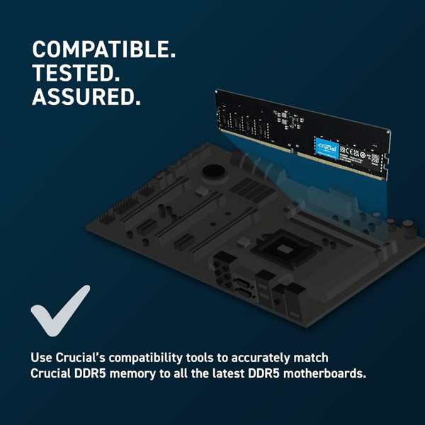 Crucial 8GB 4800MHz CL40 DDR5 RAM