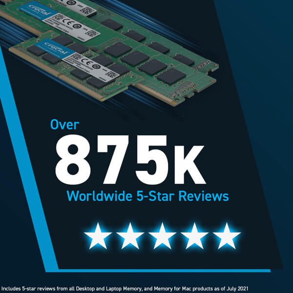 Crucial 16GB 5200MHz CL42 DDR5 Laptop RAM