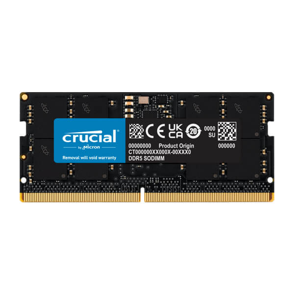Crucial 16GB 5200MHz CL42 DDR5 Laptop RAM