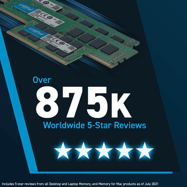 Crucial 16GB 5200MHz CL42 DDR5 Desktop RAM