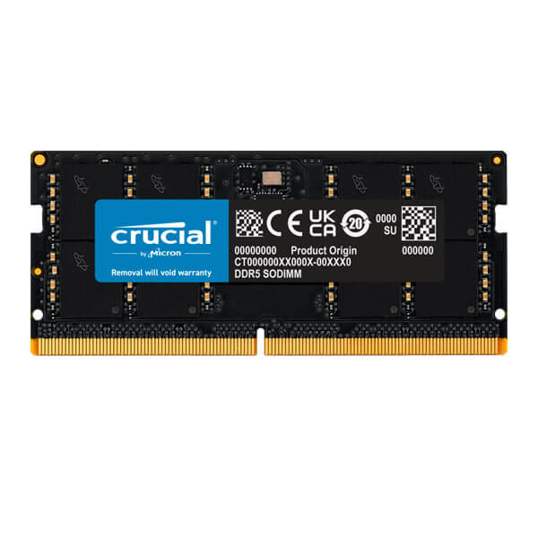 Crucial 32GB 4800MHz CL40 DDR5 Laptop RAM