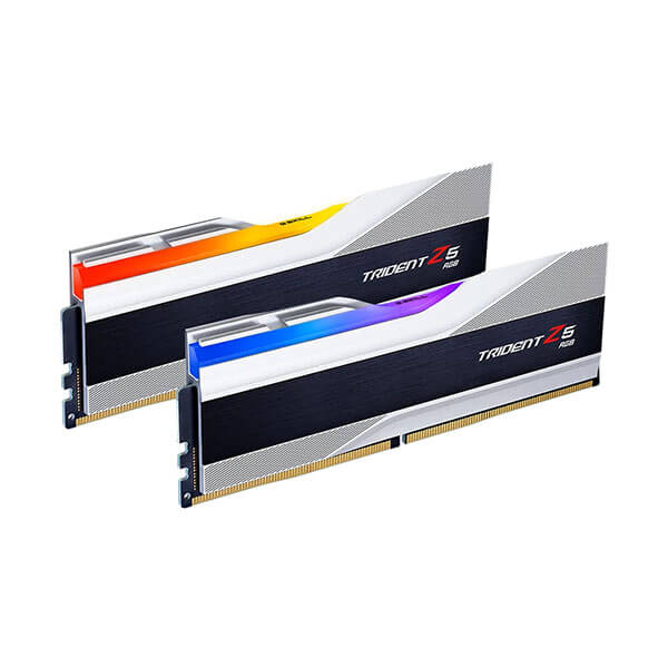 G.Skill Trident Z5 RGB 64GB (32GBx2) DDR5 6000MHz Desktop RAM (Metallic Silver)