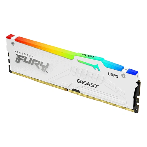 Kingston Fury Beast RGB White 16GB 6000MHz CL36 DDR5 RAM