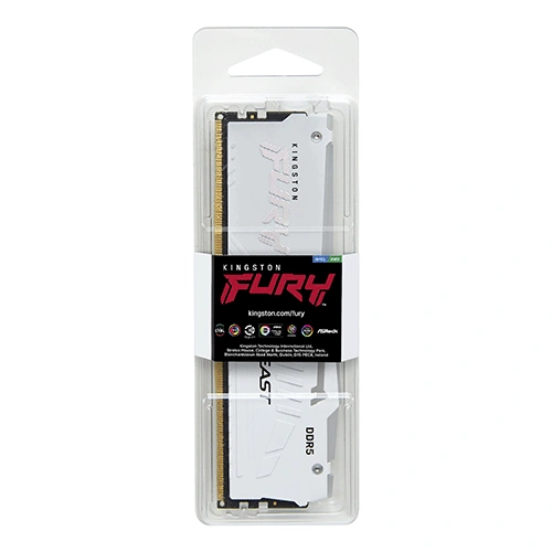 Kingston Fury Beast RGB White 16GB 6000MHz CL36 DDR5 RAM