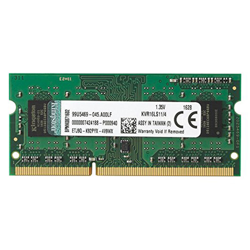 Kingston Value 4GB (4GBx1) DDR3L 1600MHz