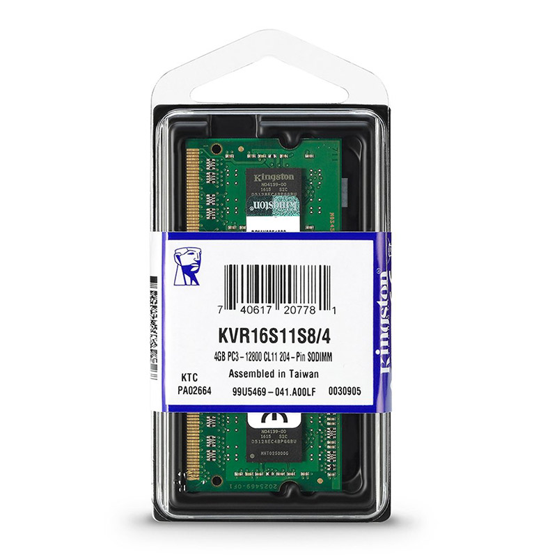 Kingston Value 4GB (4GBx1) DDR3 1600MHz