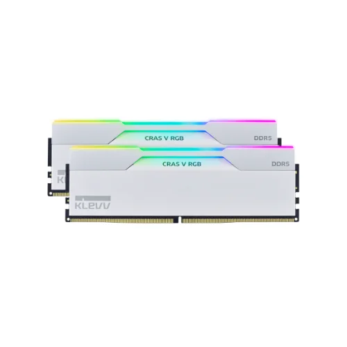 Klevv Cras V RGB White 32GB (16GBx2) 6000MHz CL30 DDR5 RAM