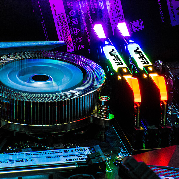 Patriot Viper RGB 32GB (16GBX2) DDR4 3200MHz Black