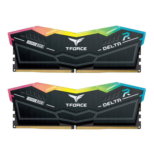 TeamGroup T-Force Delta RGB 32GB (16GBx2) DDR5 5200MHz Desktop RAM (Black)