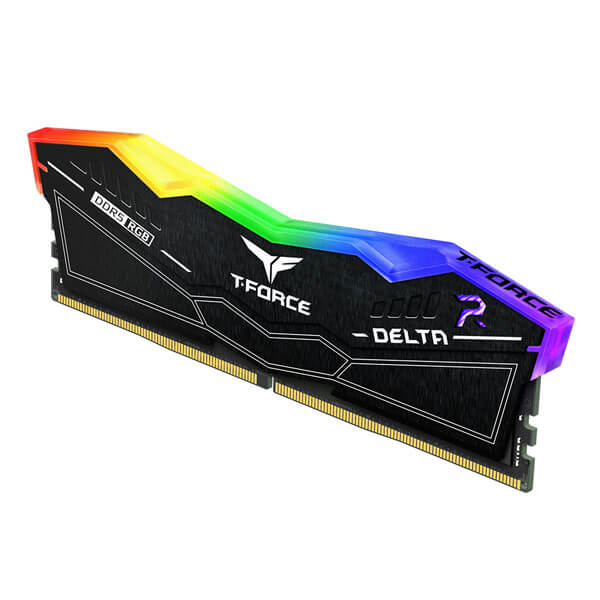 TeamGroup T-Force Delta RGB 32GB (16GBx2) DDR5 5600MHz Ram (Black)