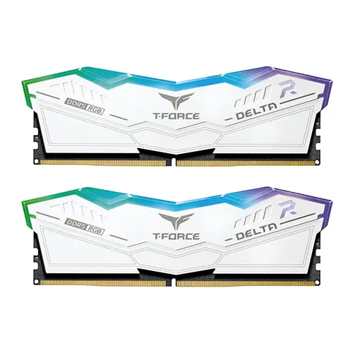 TEAMGROUP Delta RGB DDR5 White 32GB (16GB x 2) 6000MHz CL30 RAM