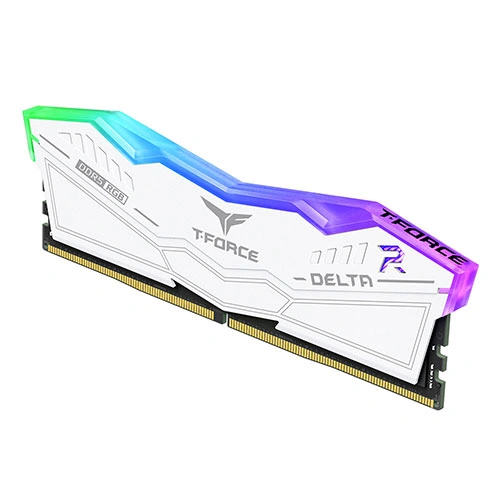 TeamGroup T-Force Delta RGB DDR5 White 32GB (16GB x 2) 6000MHz CL38 RAM