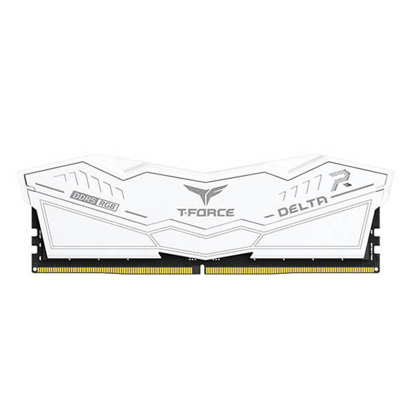 Teamgroup T-Force Delta RGB 32GB (16GBx2) DDR5 6400MHz Desktop RAM (White)