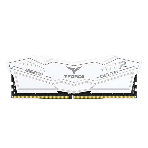 TeamGroup T-Force Delta RGB 32GB (16GBx2) DDR5 6400MHz Desktop RAM (White)