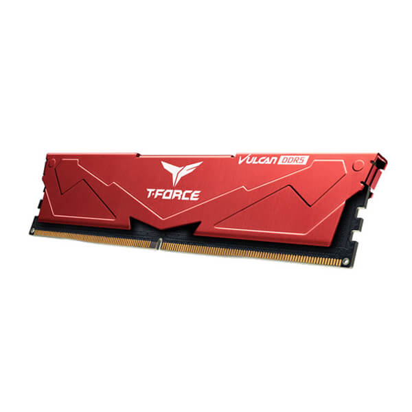 TeamGroup T-Force FLRD516G5200HC40C01 Desktop Ram Vulcan Series 16GB (16GBx1) DDR5 5200MHz Red