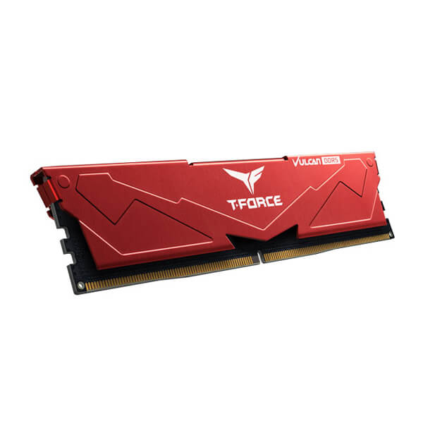 TeamGroup T-Force FLRD516G5200HC40C01 Desktop Ram Vulcan Series 16GB (16GBx1) DDR5 5200MHz Red