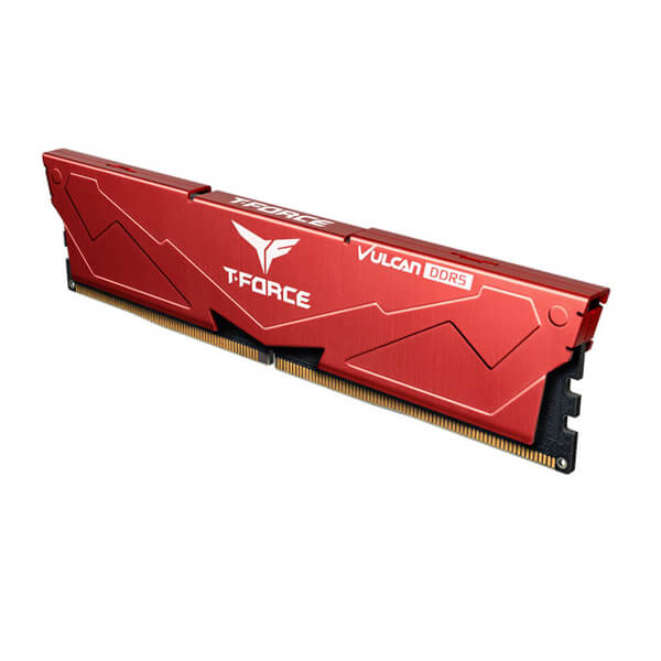 TeamGroup T-Force FLRD516G5200HC40C01 Desktop Ram Vulcan Series 16GB (16GBx1) DDR5 5200MHz Red
