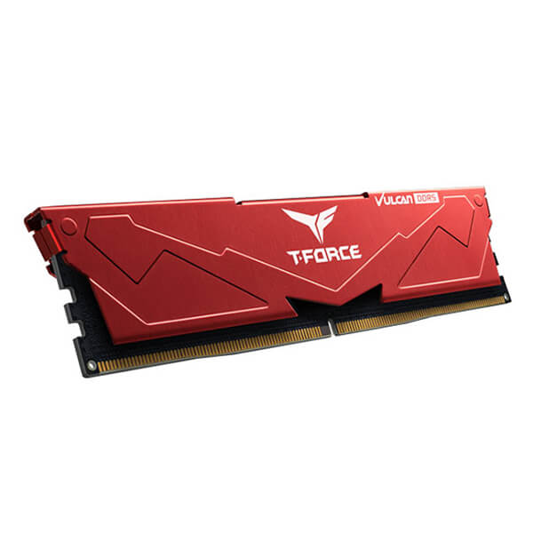 TeamGroup T-Force Vulcan 32GB (16GBx2) DDR5 5200MHz Desktop RAM (Red)