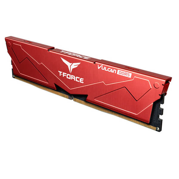 TeamGroup T-Force Vulcan 32GB (16GBx2) DDR5 5200MHz Desktop RAM (Red)