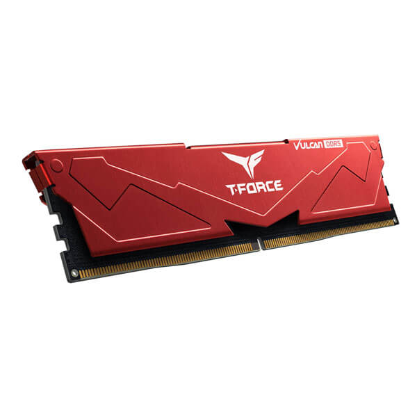TeamGroup T-Force Vulcan 32GB (32GBx1) DDR5 6000MHz Desktop Ram (Red)