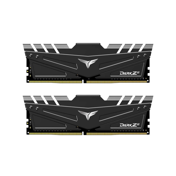 TeamGroup T-Force DARK Za 16GB (8GBx2) DDR4 3600MHz Desktop Ram Black