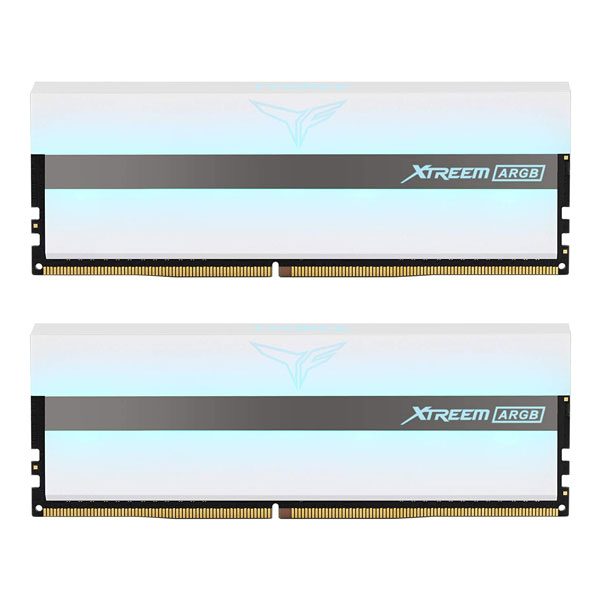 TeamGroup T-Force Xtreem ARGB 16GB (8GBx2) DDR4 3200MHz Desktop Ram White