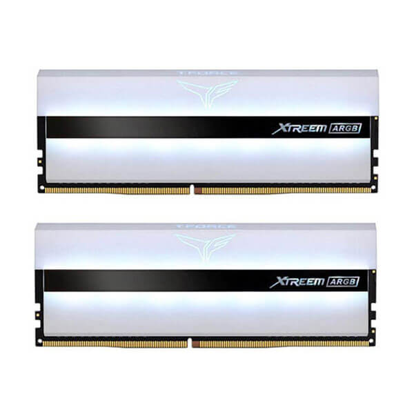 TeamGroup T-Force Xtreem ARGB 32GB (16GBx2) DDR4 3600MHz White Desktop RAM