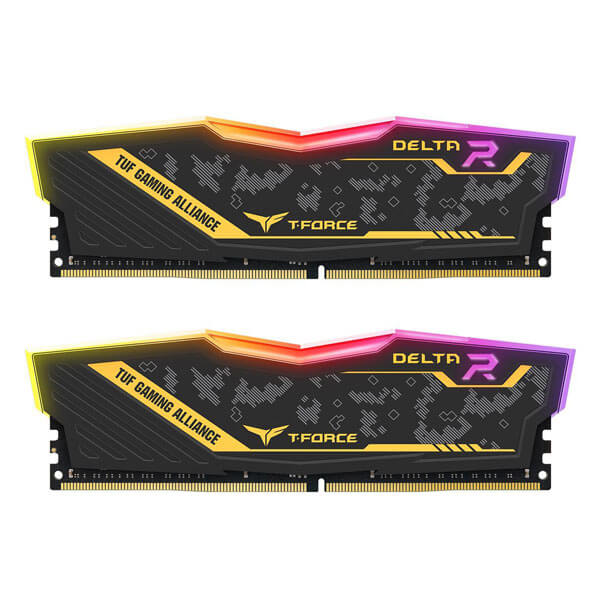 TeamGroup T-Force Delta TUF Gaming Alliance RGB 16GB (8GBx2) 3200MHz DDR4 RAM