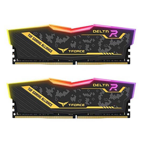 TeamGroup T-Force Delta TUF Gaming Alliance RGB 32GB (16GBx2) 3200MHz CL16 DDR4 RAM