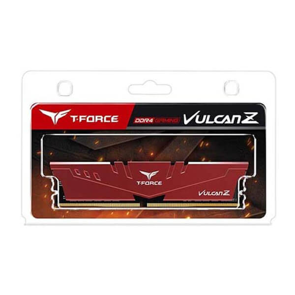 TeamGroup T-Force Vulcan Z 32GB (32GBx1) DDR4 3200MHz Desktop RAM (Red)