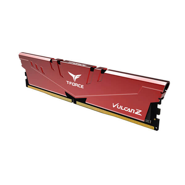 TeamGroup T-Force Vulcan Z 8GB (8GBx1) DDR4 3200MHz Desktop RAM (Red)