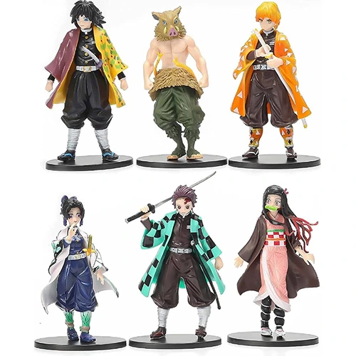 Demon Slayer 15cm Action Figures, Set of 6