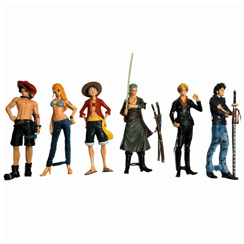 One Piece 18cm Action Figures, Set of 6