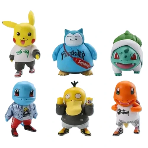 Pokemon New Style 6 Action Figures