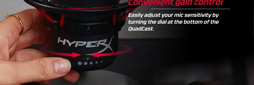 HyperX Quadcast Red 1 