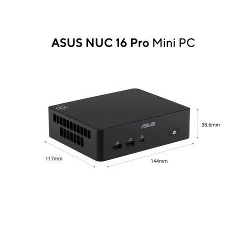 Asus NUC 16 Pro Barebone Mini PC (Intel Core Ultra 5 Processor 325 with Intel Graphics)