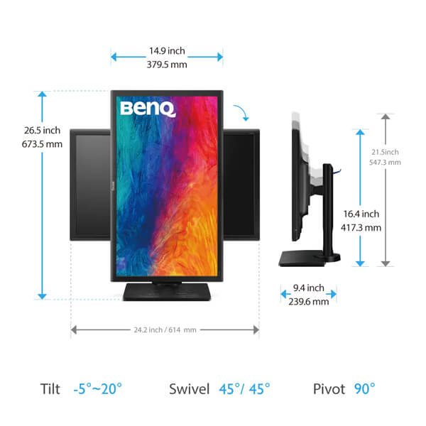 BenQ PD2700Q 27 Inch Designer Monitor