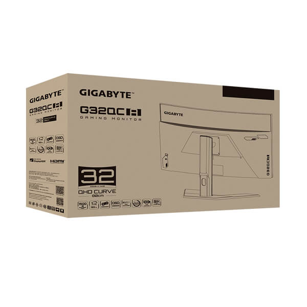 Gigabyte G32QC A 32 Inch Curved Gaming Monitor