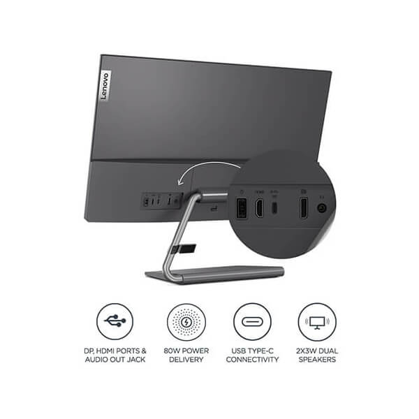 Lenovo Q24h-10 24 Inch Professional Monitor