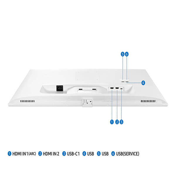 Samsung LS32BM701UWXXL - 32 Inch M7 Smart Monitor (HDR10, 4ms Response Time, Frameless, 4K UHD VA Panel, HDMI, Speaker)