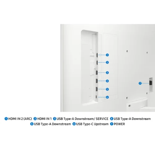Samsung M7 White 43 Inch Smart Monitor
