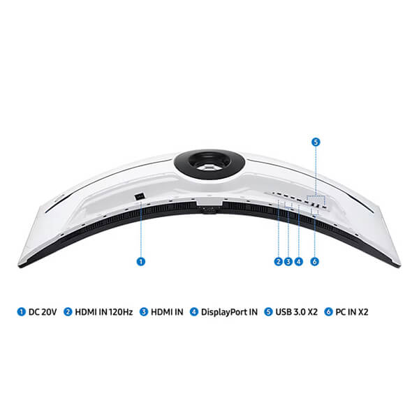Samsung Odyssey Neo G9 LS57CG950NWXXL 57 Inch Curved Gaming Monitor