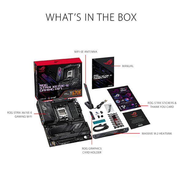 Asus ROG Strix X670E-E Gaming WIFI Motherboard