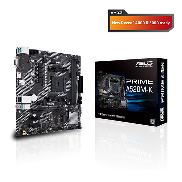 Asus Prime A520M-K DDR4 M-ATX Motherboard